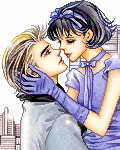 Gif animé amour bisou